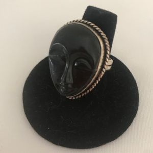 Sterling Sliver Black Onyx Ring